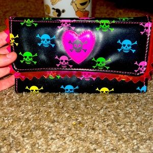 RARE Y2K Skull wallet